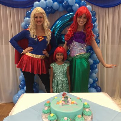 Supergirl and Ariel